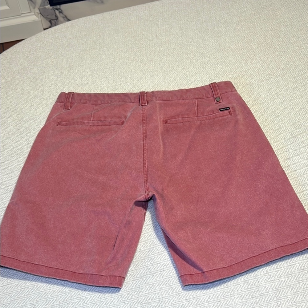 Brixton Choice  Dusty Rose Flat Front Shorts.  Size 36